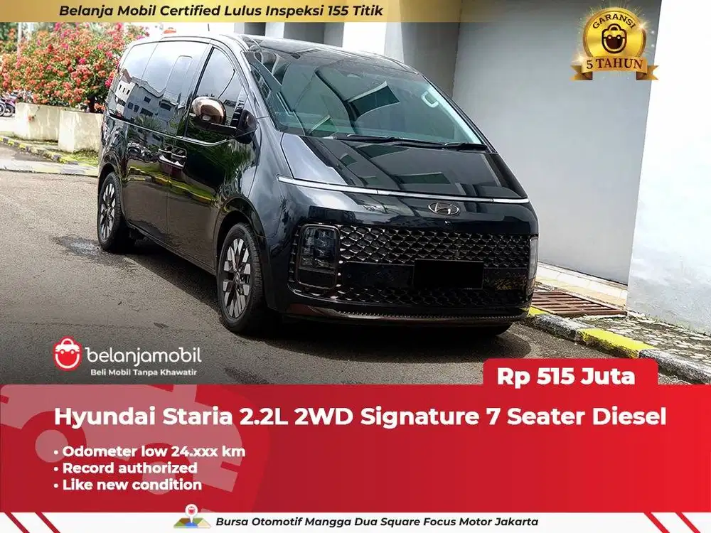[ LOW KM 24RB ] Hyundai Staria 2.2 Signature 7 Seater Diesel 2021/2022