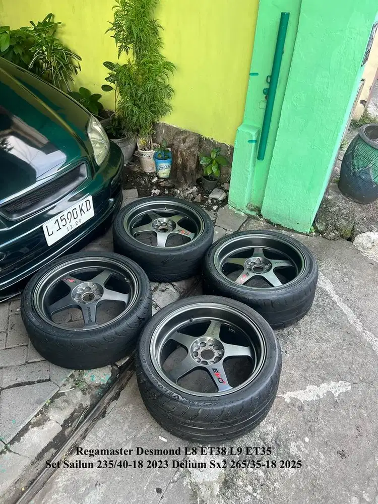 Evo Regamaster Desmond Gun Metal JDM MEATY FITMENT SPEC LIARAN