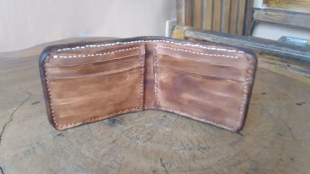 Dompet uang kulit asli model vintage