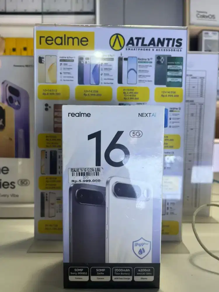 Realme 16 5G 12/256gb ATLANTIS DAHSYAT
