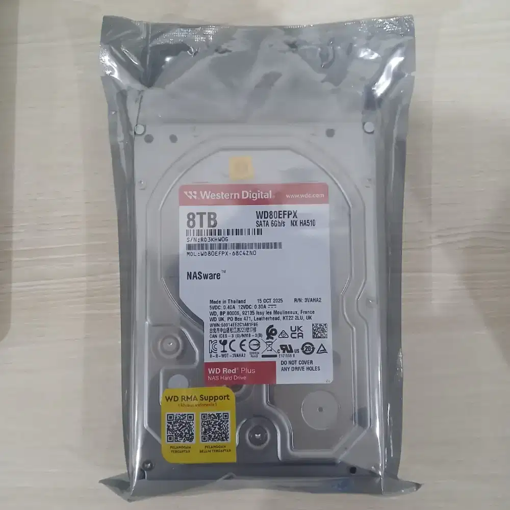 Harddisk Western Digital Red Plus 8 TB