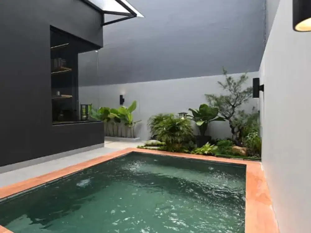 DIJUAL RUMAH BANGUNAN MANDIRI FULL FURNISHED, RAPIH, SIAP HUNI KAWASAN BSD CITY