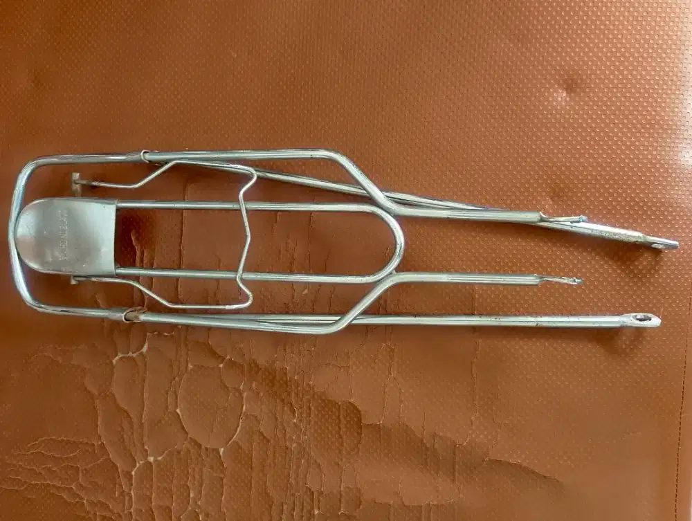 rak belakang sepeda chrome