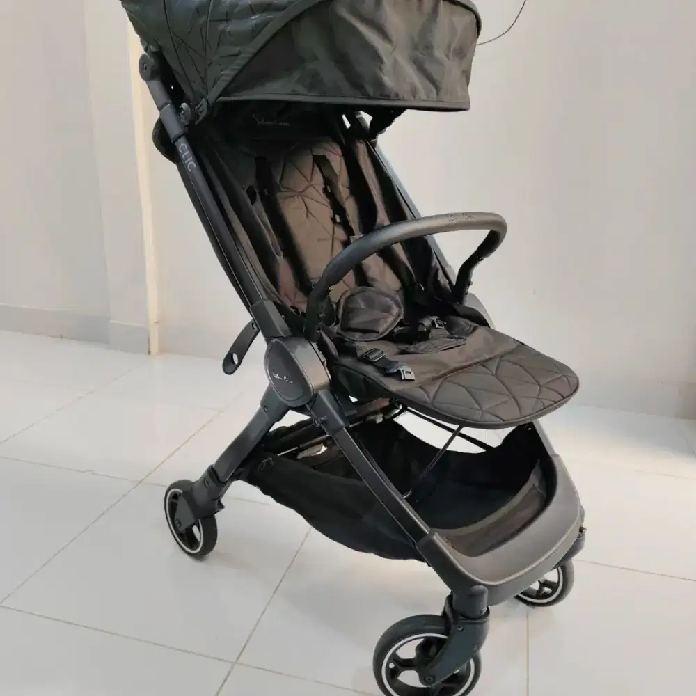 Preloved Stroller Silver Cros Clic Seperti Baru