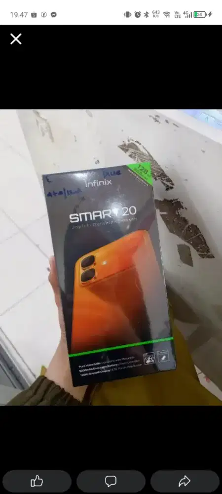 Infinix smrt 20 4/64 New