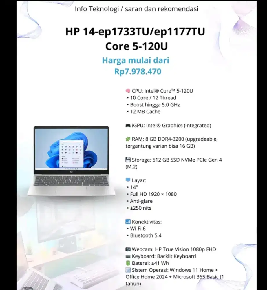 CICILAN LAPTOP HP BUNGA 0%