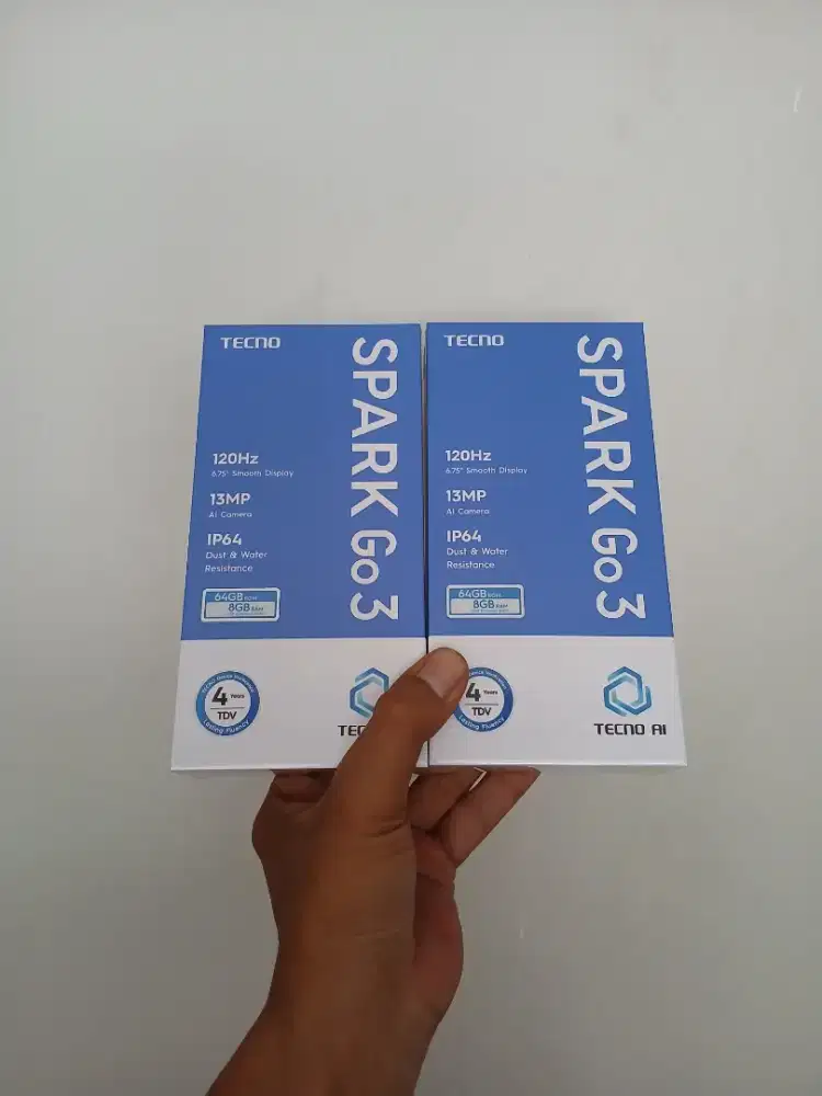 Fast respon WA Tecno Spark GO3 4+4/64 Garansi resmi 13bln