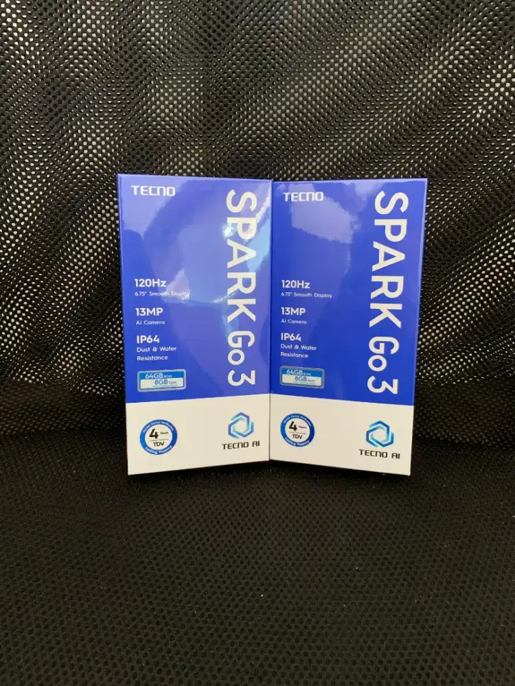 TECNO SPARK GO3 RAM 4/64 GB (BARU, GARANSI RESMI)