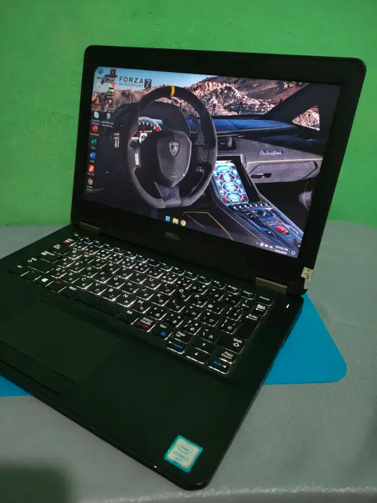 JUAL BU LAPTOP DELL E5270 intel i5 6300 8/256GB Backlite