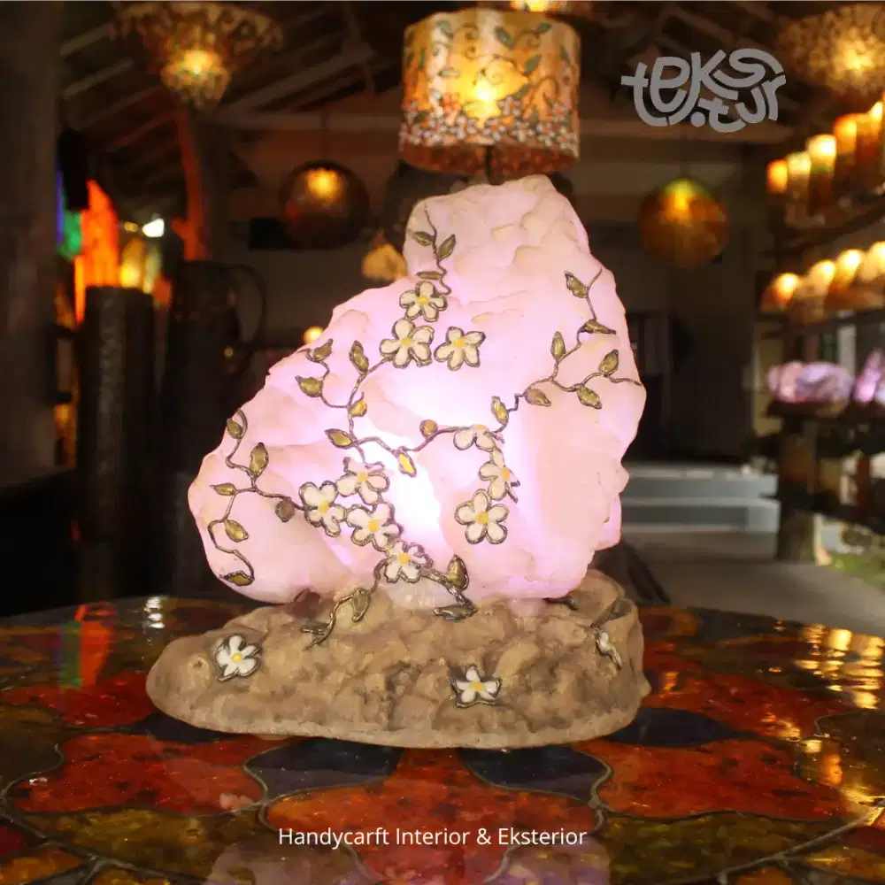 Light Stone | Lampu meja aesthetic | Lampu ruang tamu