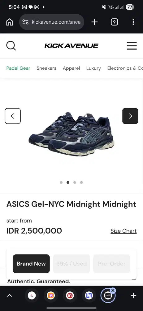 Asics Gel-NYC Midnight