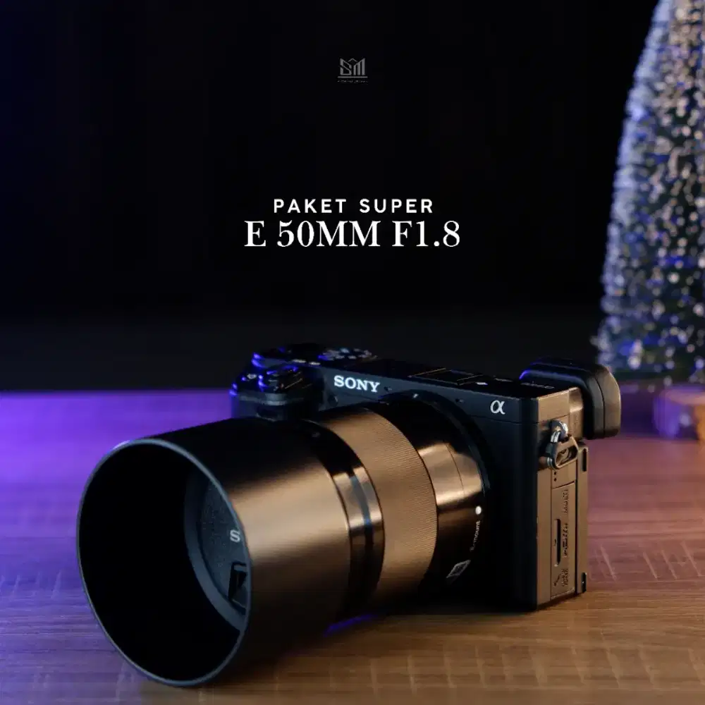 [Paket Puas] SONY A6400 FIX SONY E 50MM F1.8 SC 8K KAMERA CINEMATIC