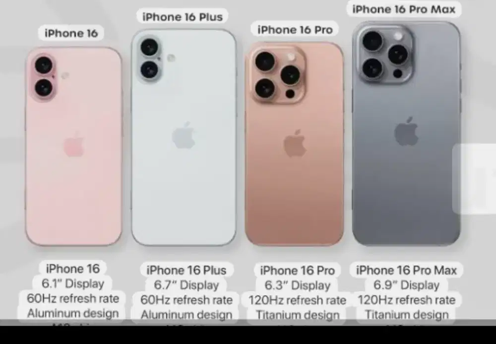 iPhone 16 series