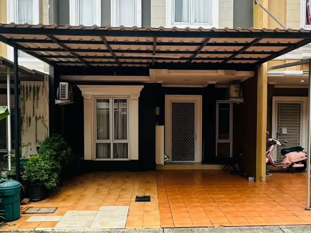 Hadap Barat laut Paling di cari harga 1Man saja! Jual rumah Gading Serpong  RUMAH 2 LANTAI SEMI FURNISHED DI CLUSTER KARELIA