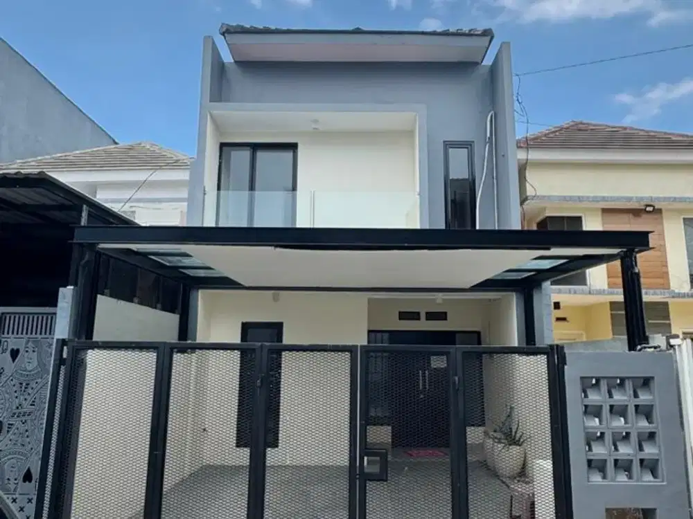 Harga Murah Dari Pasaran, Rumah Baru Minimalis 2 Lantai di Gunung Anyar, Surabaya Timur