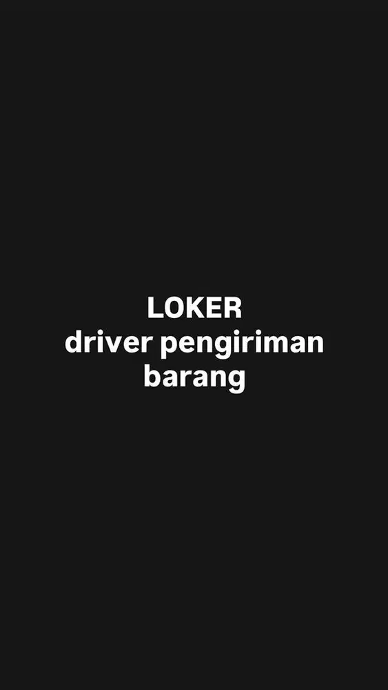 driver pengiriman minuman