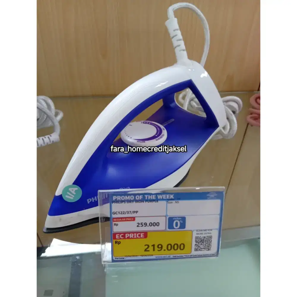 Philips Dry Iron Purple