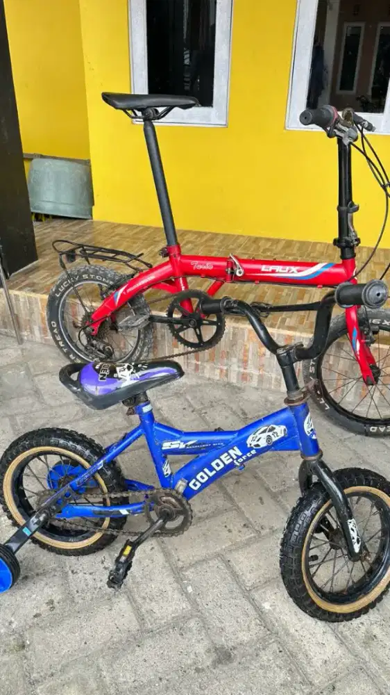 Sepeda Lipat LAUX Turin dan sepeda anak