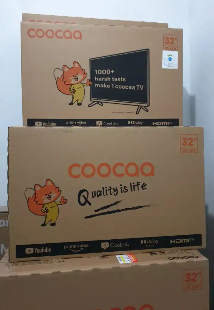 COOCAA SmartTV Digital 32 inch. Baru, bisa diantar & disettingkan