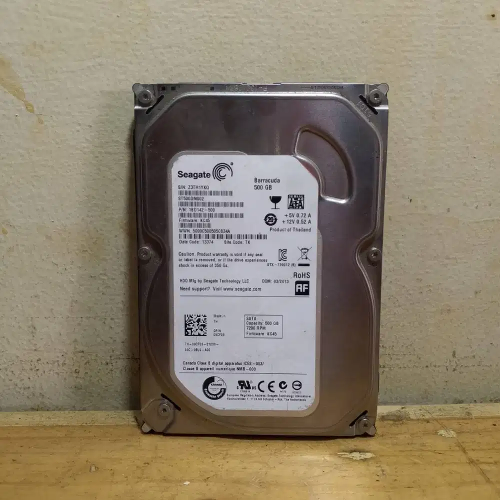 Harddisk PC HDD komputer 500 GB Seagate 3.5 sentinel 100%