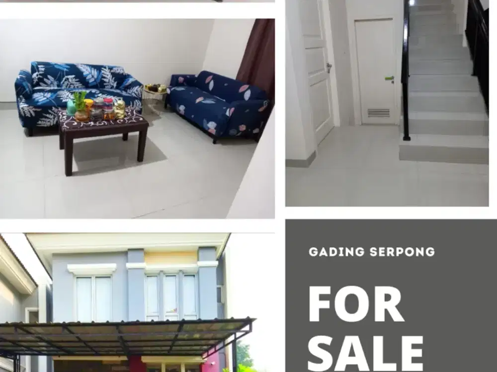 Dijual rumah cluster BOHEMIA Gading Serpong dekat ke mall summarecon serpong