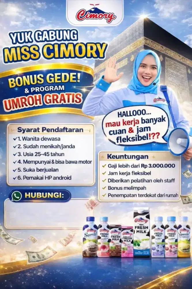 Lowongan kerja Miss Cimory