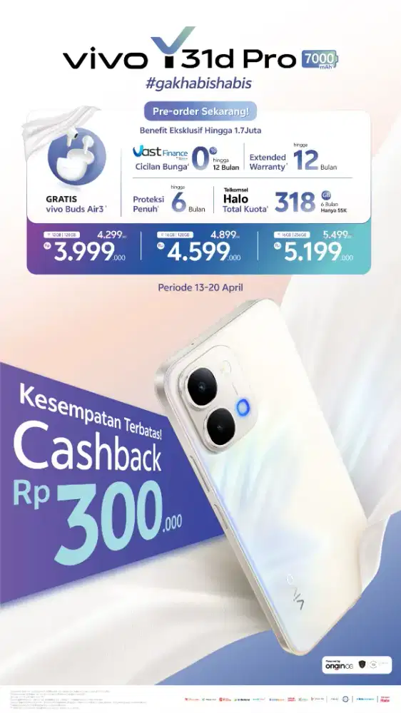 Vivo Y31D Pro Bisa Cicilan Tanpa Kartu Kredit