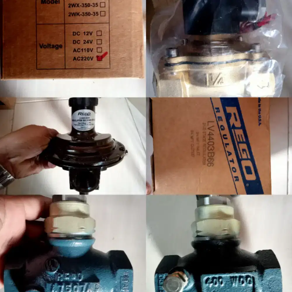 Regulator, Valve dan Solenoid Valve