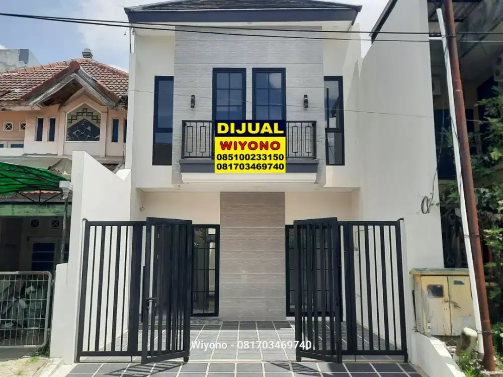 Rumah Pantai Mentari Depan Taman Baru Gres Siap Huni