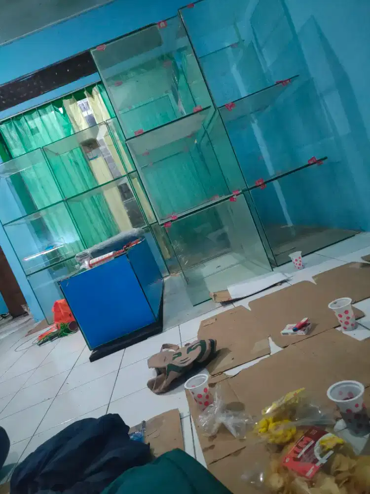 Jual aquarium Jual aquarium 30 unit. Ukuran 60×50×50 l