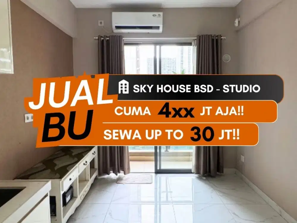Jual BU Skyhouse BSD Studio Apartemen Furnished Selangkah Ke AEON
