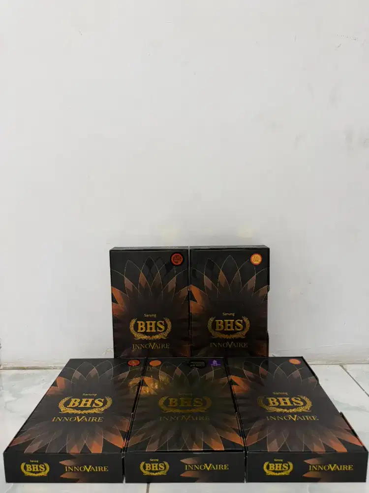 Sarung BHS INNOVaIRE Gold Original F34 SMC Tenun Premium Full Box