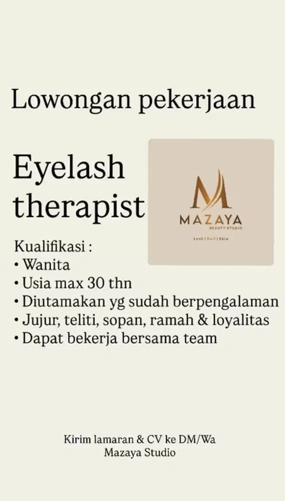 DI CARI  Eyelash Therapist