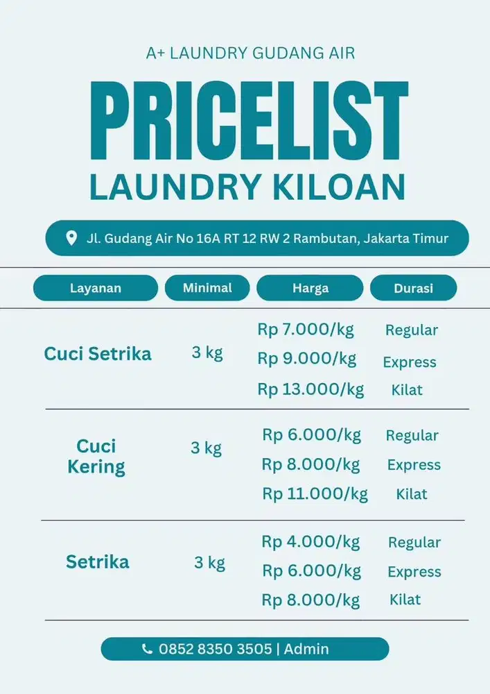 lowongan kerja laundry