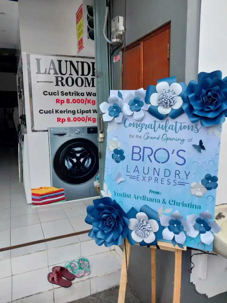 Dibutuhkan karyawati untuk di Bro's Laundry :