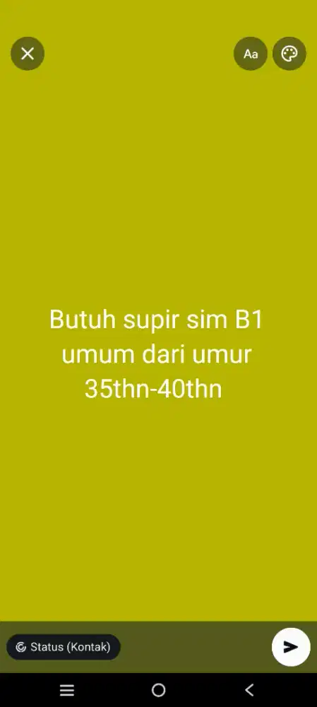 lowongan kerja supir