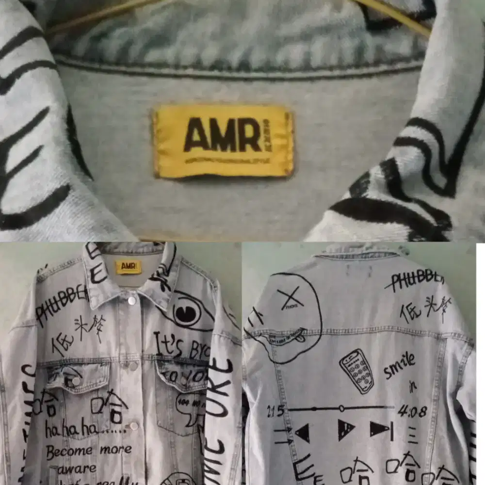 Jaket Jeans UNISEX over size