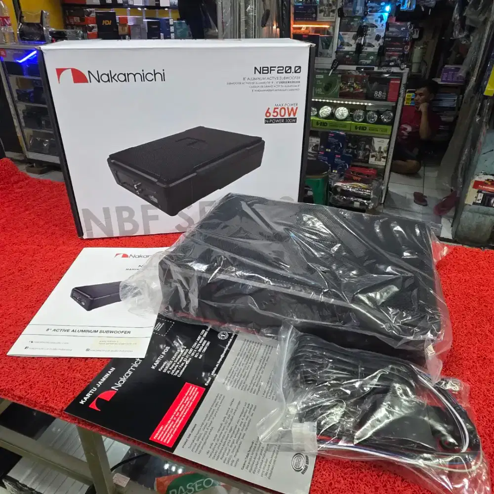 Subwoofer Kolong Aktif Nakamichi NBF SERIES NBF20.0 Subwoofer 8 in