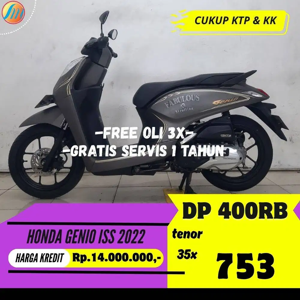 KREDIT MURAH HONDA GENIO ISS 2022 ANGSURAN SANGAT RINGAN BERGARANSI