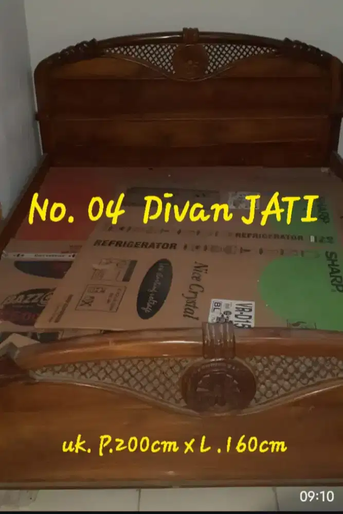JUAL DIVAN DIPAN KASUR KAYU JATI
