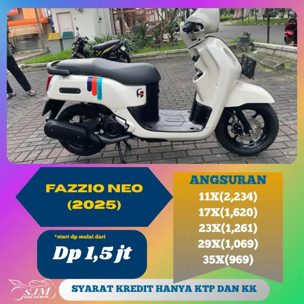 YAMAHA FAZZIO NEO 2025 CASH & KREDIT