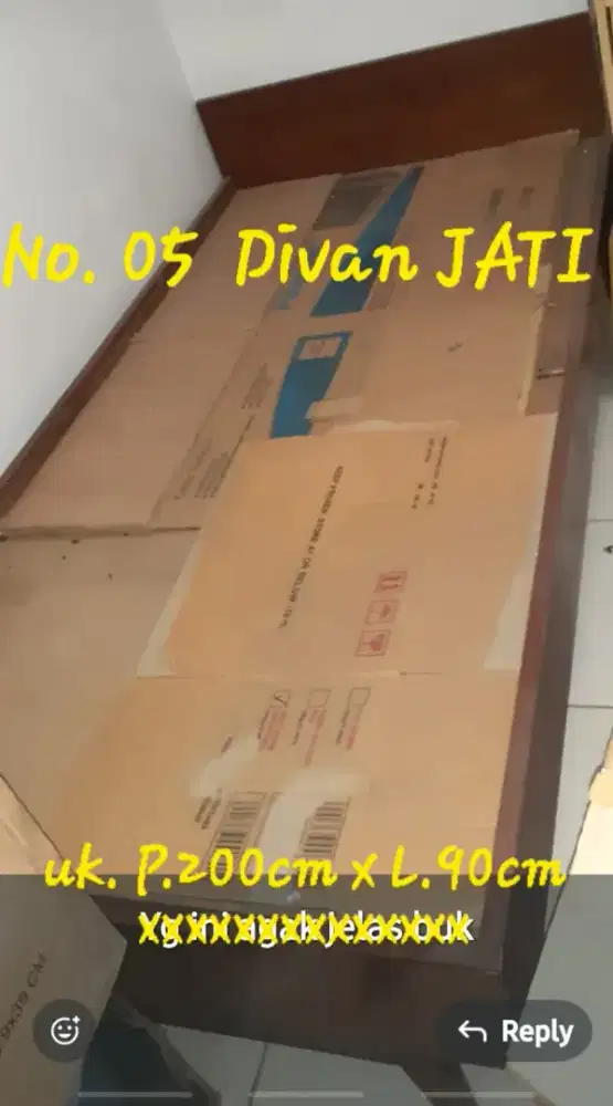 JUAL DIVAN DIPAN KASUR KAYU JATI ASLI