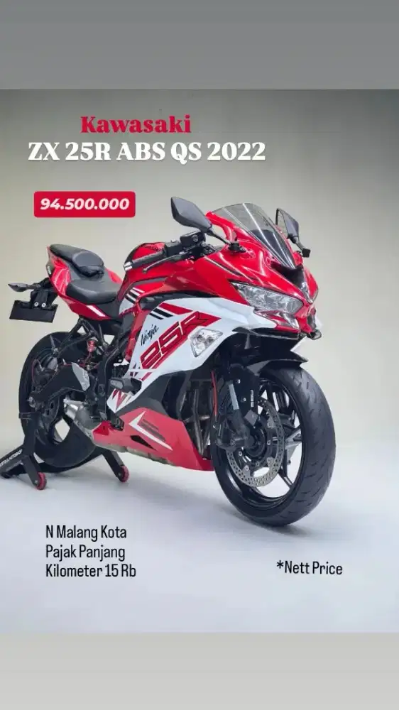 Kawasaki Zx25r abs qs 2022