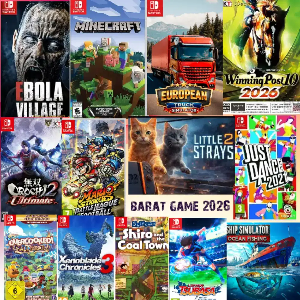 Game ps4 dan Switch ( C f w)