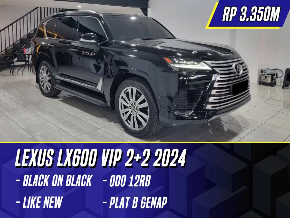 Lexus LX600 VIP 2+2 2024 4 Seater Black Hitam LX 600 4Seater