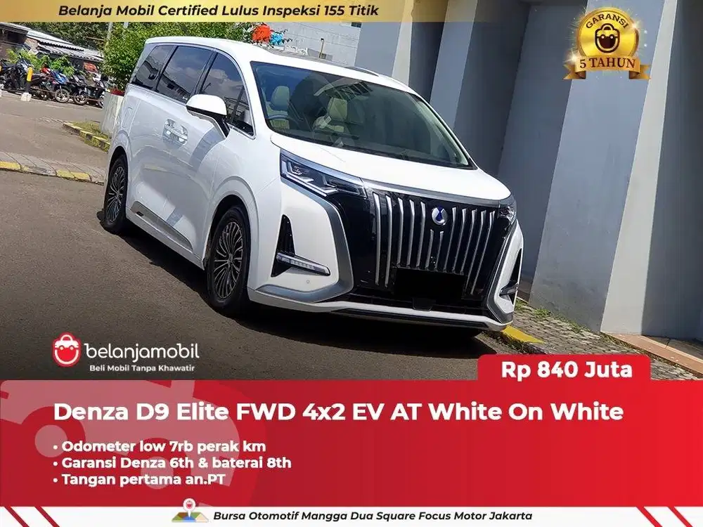 [ LOW KM 7RB ] Denza D9 D 9 Elite FWD 4x2 EV AT 2025/2026