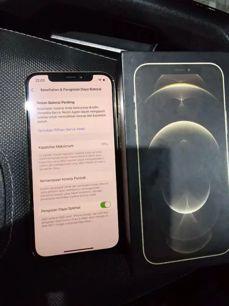 Iphone 12 Pro max 128Gb all operator ios terbaru bebas riset bs TT