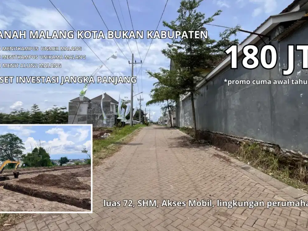 BU tanah murah sukun Kota malang