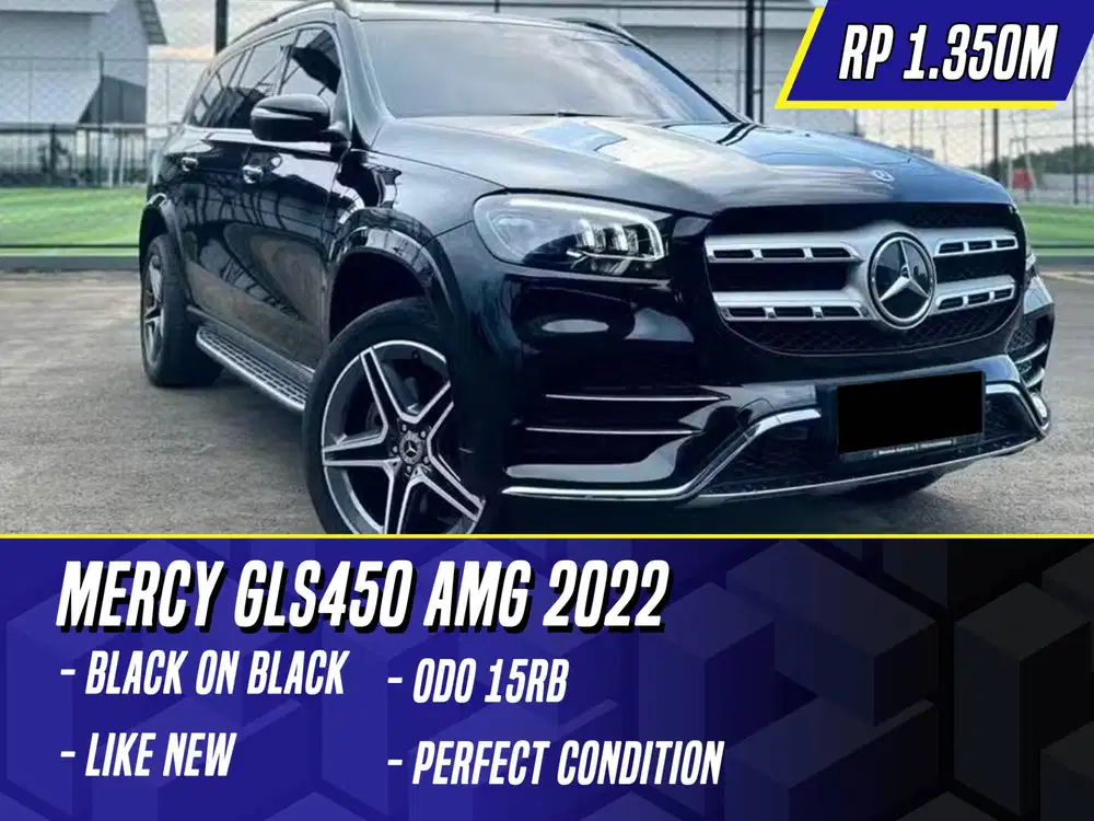 Mercedes Benz GLS450 AMG 2022 Black Hitam Mercy GLS 450