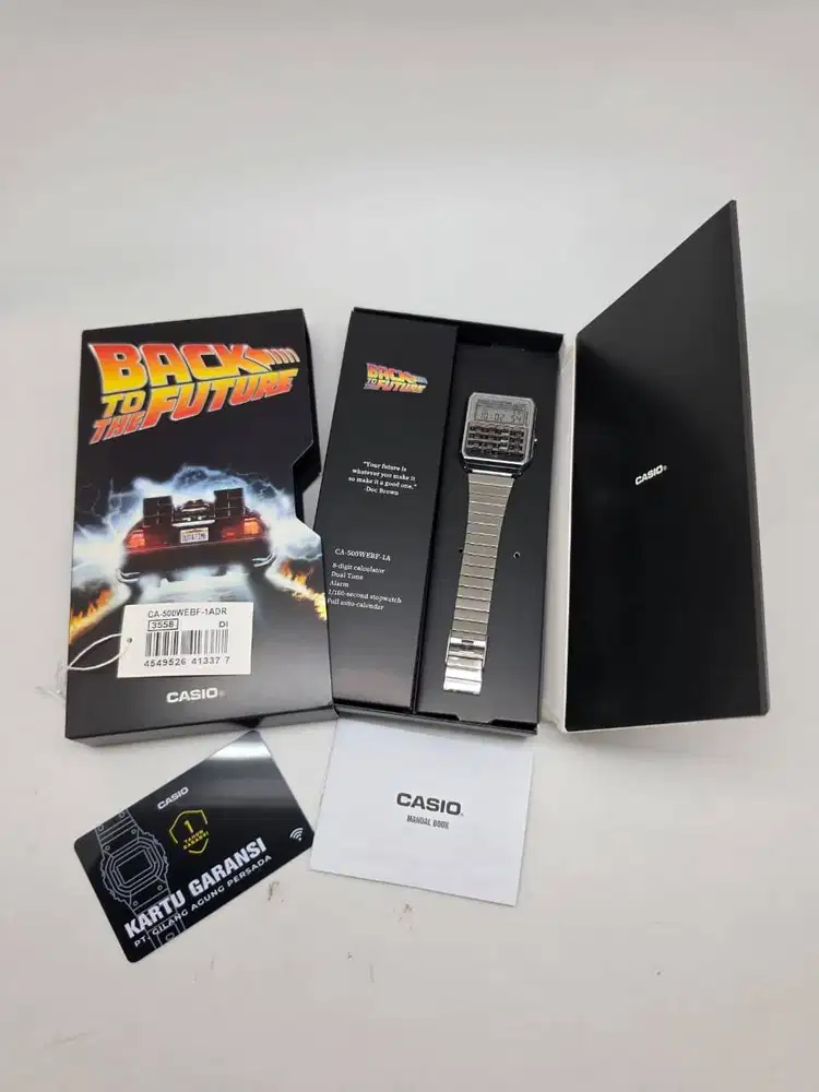 Classic Back To The Future Casio Limited Model CA-500WEBF-1AJR
